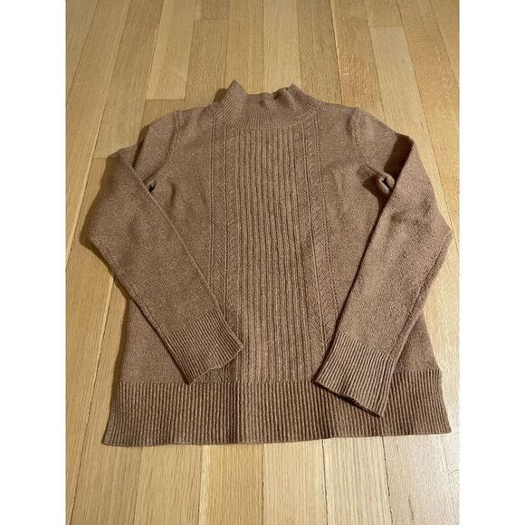 Old Navy Light Brown Knit Turtleneck Sweater - Picture 1 of 5